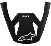 Alpinestars S-M3 Solid, picco Taglia unica male Opaco Nero