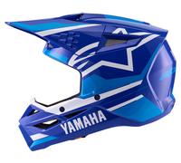 alpinestars S-M3 Yamaha Casco Cross unisex blu, taglia XL