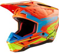 Alpinestars S-M5 Action 2 2024 Casco Motocross, giallo-arancione, taglia L per maschi