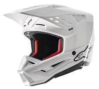 Alpinestars S-M5 Casco da motocross solido bianco S