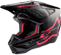Casco Cross Alpinestars SM5 Corp Nero/RosaXL Nero,Rosa
