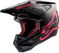 Casco Cross Alpinestars SM5 Corp Nero/RosaM Nero,Rosa