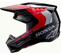 Alpinestars S-M5 Honda, casco a croce S male Nero/Rosso/Bianco