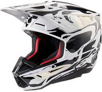 Casco SM5 MINERAL Grigio Nero Lucido ALPINESTARS - UE: S