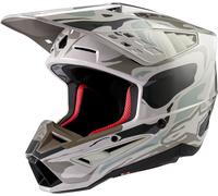 Alpinestars S-m5 Mineral Ece22.06 Off-road Helmet Verde,Grigio M