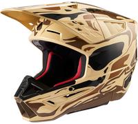 Alpinestars S-M5 Mineral 2024 Casco Motocross, marrone, Taglia M (57/58)