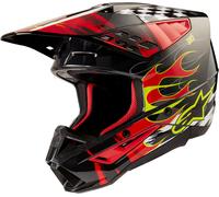 Casco SM5 RASH Rosso Nero ALPINESTARS - UE: L
