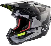 Alpinestars S-M5 Rover 2 2024 Casco Motocross, nero/grigio/giallo, L (59/60)