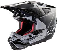 Alpinestars S-M5 Rover 2 2024 Casco Motocross, nero/grigio, Taglia M (57/58)