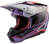 Alpinestars S-m5 Sail Ece22.06 Off-road Helmet Grigio,Viola L