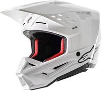 Alpinestars S-M5 Solid 2024 Casco Motocross, bianco, L (59/60)