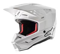 Alpinestars S-M5 Solid, casco da motocross S male Bianco