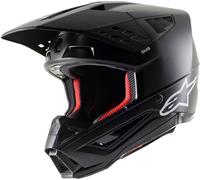 Alpinestars S-M5 Solid, casco da motocross L male Nero Opaco