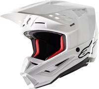 Alpinestars S-M5 Solid, casco da motocross XXL male Bianco