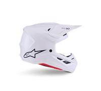 Alpinestars S-M7 Casco da motocross, bianco, S (55/56)