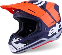 Alpinestars S-m7 Core Ece22.06 Off-road Helmet Arancione M