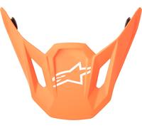 Alpinestars S-M7 Core Cima dell'Elmo, Arancione opaco/blu, Taglia unica