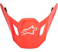 Alpinestars S-M7 Core Cima dell'Elmo, rosso, Taglia unica