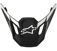 Alpinestars S-M7 Dasher, picco male Opaco Nero/Bianco