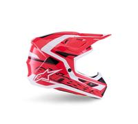 Alpinestars S-M7 Deed Casco da motocross, rosso/nero, S (55/56)