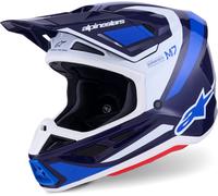 Alpinestars S-m7 Rise Ece05 Off-road Helmet Bianco,Nero L