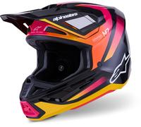 Casco S-M7 RISE Giallo Rosa ALPINESTARS - UE: 2XL