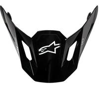 Visiera nera per casco Alpinestars Supertech S-M7 Solid.