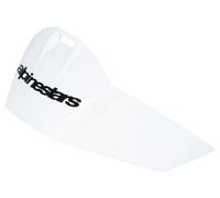 Alpinestars S-r10 Solid Race Helmet Rear Spoiler Bianco