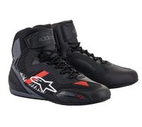 Alpinestars Faster 3 Rideknit, scarpe 8.5 US male Nero/Grigio/Rosso Chiaro