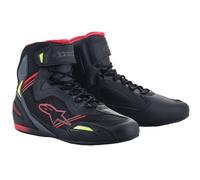 Scarpe Moto Alpinestars Faster-3 Rideknit Nero/Grigio/Rosso Fluo43 Nero,Grigio,Rosso Fluo