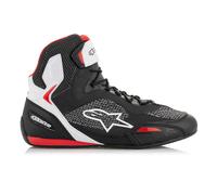 Alpinestars 2510319-123-12 calzatura per motocicletta Maschio Adulto Nero, Rosso, Bianco