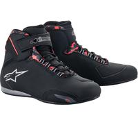 Alpinestars Sektor scarpe da moto impermeabili, nero-grigio-rosso, taglia 45 46 per maschi