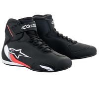 ALPINESTARS SEKTOR SHOE BLACK WHITE RED FLUO