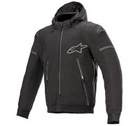 Alpinestars Sektor V2 Felpa con cappuccio motociclistica, nero, taglia L per maschi