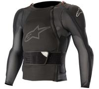 Alpinestars Sequence Manica lunga giacca di protezione, nero, Taglia XXL