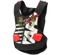 Alpinestars Sequence Protezione toracica, bianco/rosso, Taglia XL/XXL