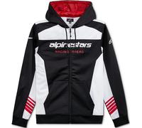Alpinestars Session LXE Felpa con cappuccio con zip, nero-bianco, taglia M per maschi