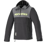 Alpinestars Sherpa Giacca tessile moto, nero-grigio-giallo, taglia L per maschi