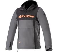 Felpa Moto Alpinestars Sherpa Reflex Nero/Grigio Scuro/Rosso Fluo3XL Nero,Grigio Scuro,Rosso Fluo
