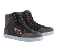 Scarpe Moto Alpinestars J-6 Canvas Nero/Grigio/Blu Chiaro45,5 Nero,Grigio,Blu Chiaro