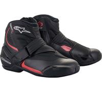 Alpinestars SM-1 R V2 Scarpe da moto, nero/rosso, Taglia 43