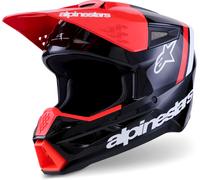 ALPINESTARS ALPINESTARS - Casco S-M3 Radium Nero / Rosso Fluo / Bianco 2026 XS