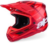 Alpinestars SM7 Core Casco da motocross, rosso, S (55/56)