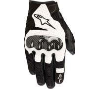 Alpinestars SMX 1 Air V2 Guanti da moto, nero-bianco, taglia 3XL per maschi