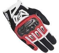 Alpinestars SMX 2 Air Carbon V2, guanti S male Nero/Rosso/Bianco