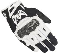 Alpinestars SMX-2 Air Carbon V2 Guanti da moto, nero-bianco, taglia L per maschi