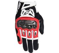 Alpinestars SMX 2 Air Carbon V2, guanti XL male Nero/Rosso/Bianco