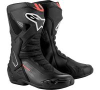 Alpinestars SMX-6 V3 Fluo Stivali da moto, nero-rosso, taglia 38 per maschi
