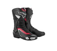 Alpinestars SMX-6 V3 Stivali da moto, nero/argento/rosso, 45