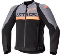 Alpinestars SMX Air, giacca in tessuto L male Nero/Grigio/Arancione Fluo